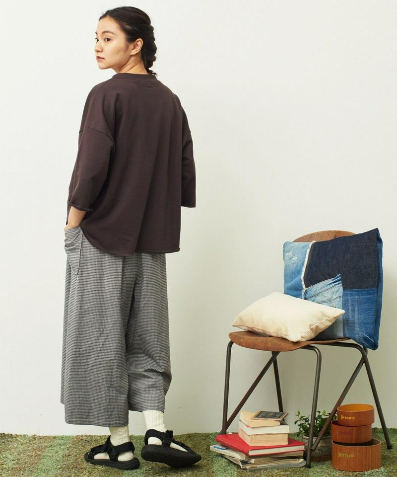 〇mat 60Super裏毛 モックネックポケット付プルオーバー（mat quotidien）