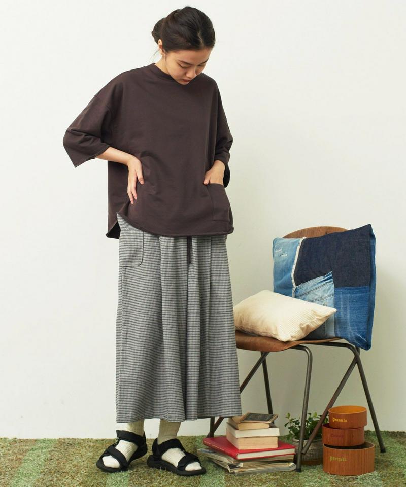 〇mat 60Super裏毛 モックネックポケット付プルオーバー（mat quotidien）