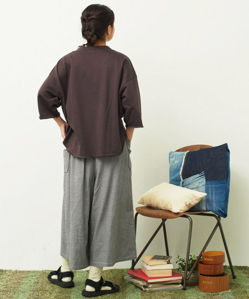 〇mat 60Super裏毛 モックネックポケット付プルオーバー（mat quotidien）