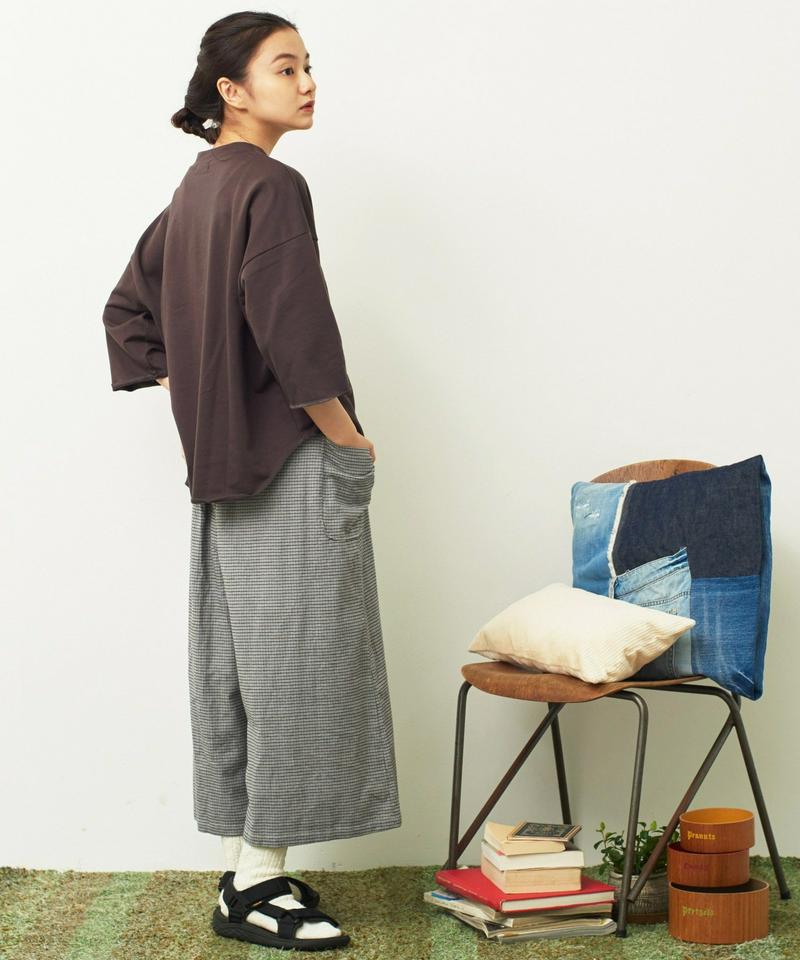 〇mat 60Super裏毛 モックネックポケット付プルオーバー（mat quotidien）