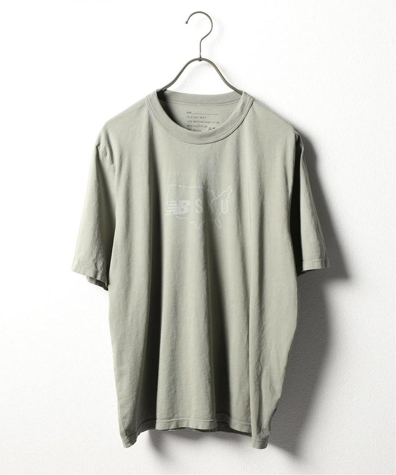 【New Balance×SAVE KHAKI UNITED】 S/S SUPIMA SPORT TEE W/ICON PRINT（JOURNAL STANDARD）