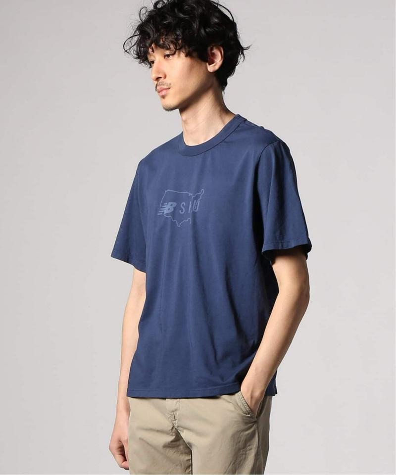 【New Balance×SAVE KHAKI UNITED】 S/S SUPIMA SPORT TEE W/ICON PRINT（JOURNAL STANDARD）