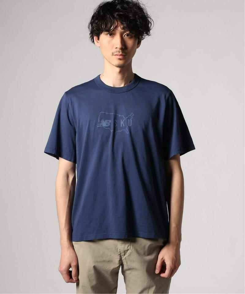 【New Balance×SAVE KHAKI UNITED】 S/S SUPIMA SPORT TEE W/ICON PRINT（JOURNAL STANDARD）