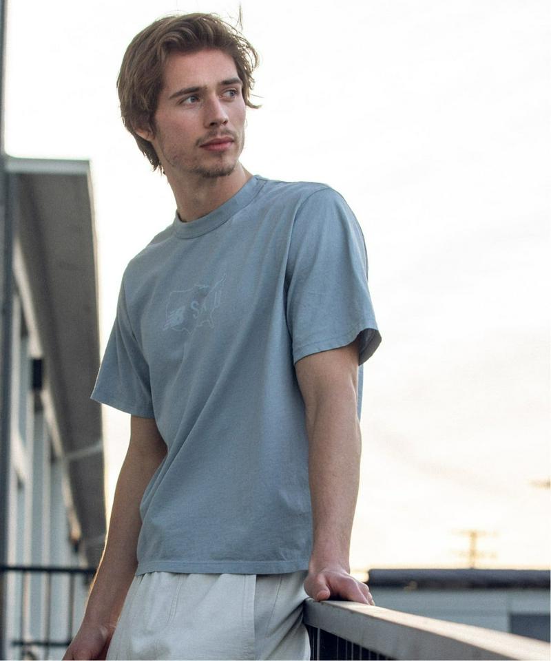 【New Balance×SAVE KHAKI UNITED】 S/S SUPIMA SPORT TEE W/ICON PRINT（JOURNAL STANDARD）