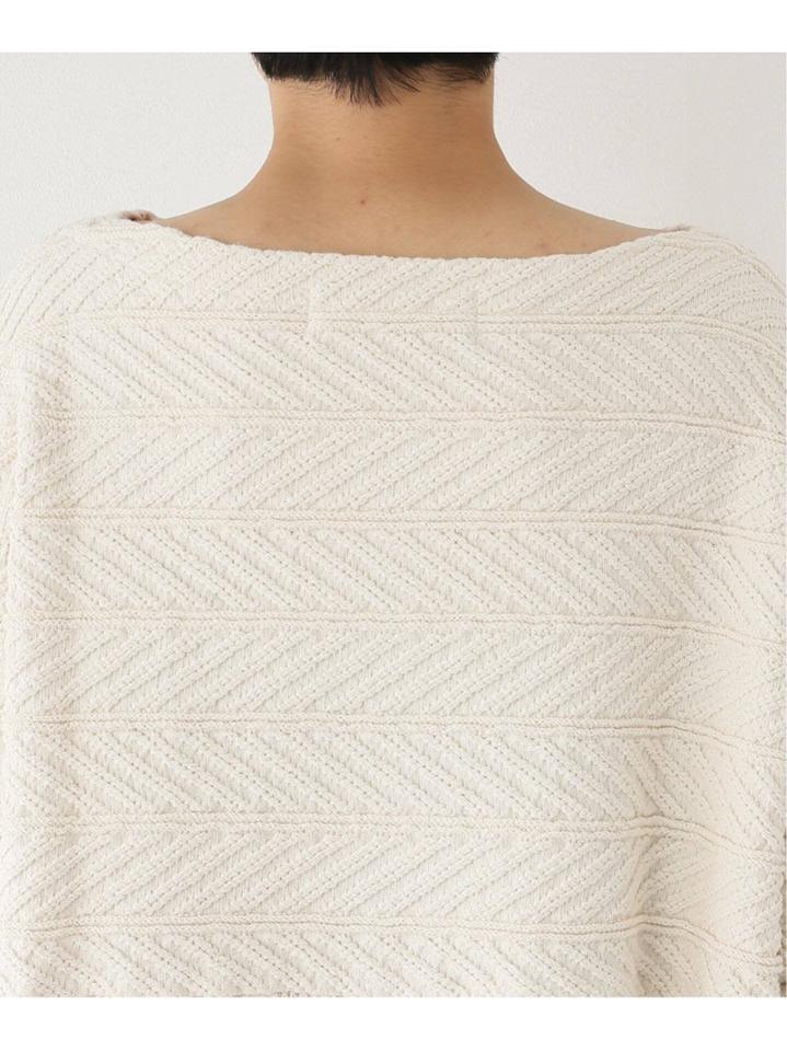 【R JUBILEE/アール ジュビリー】 HERRINGBONE PULLOVER:カットソー