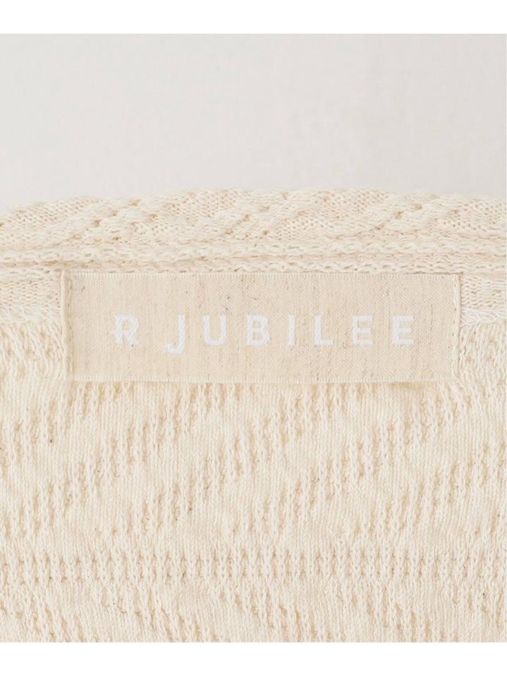 【R JUBILEE/アール ジュビリー】 HERRINGBONE PULLOVER:カットソー