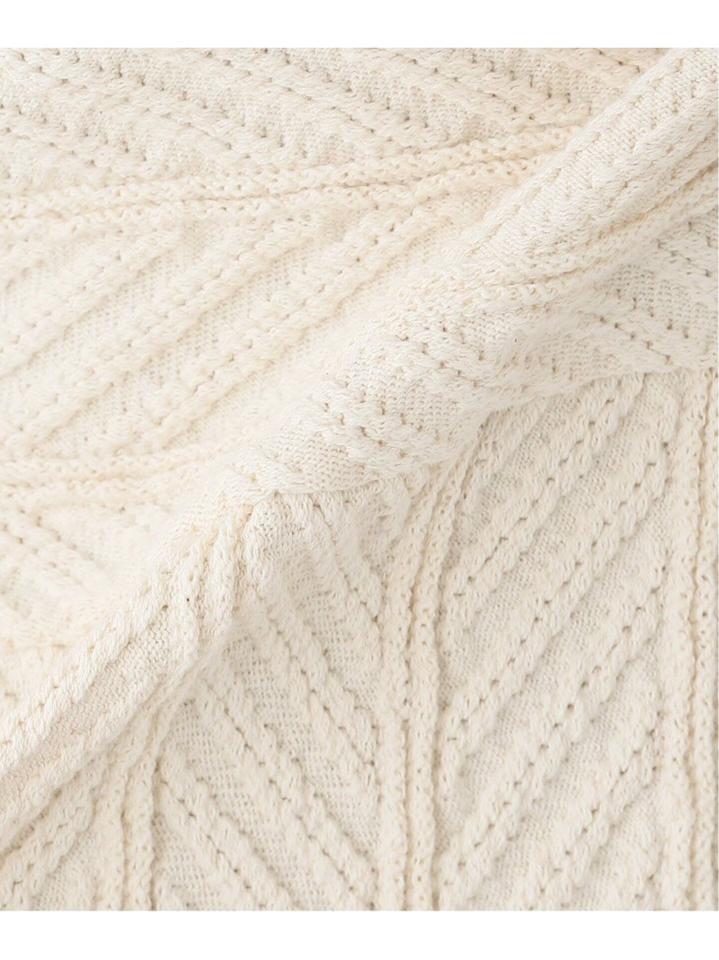 【R JUBILEE/アール ジュビリー】 HERRINGBONE PULLOVER:カットソー