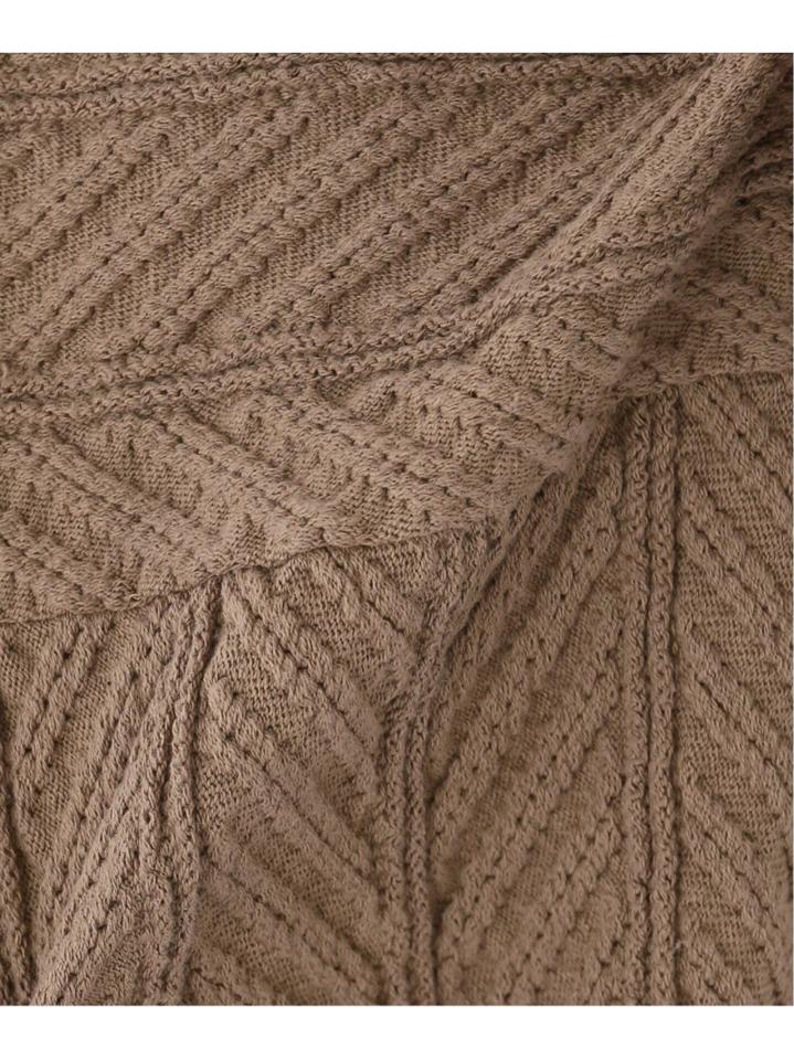 【R JUBILEE/アール ジュビリー】 HERRINGBONE PULLOVER:カットソー