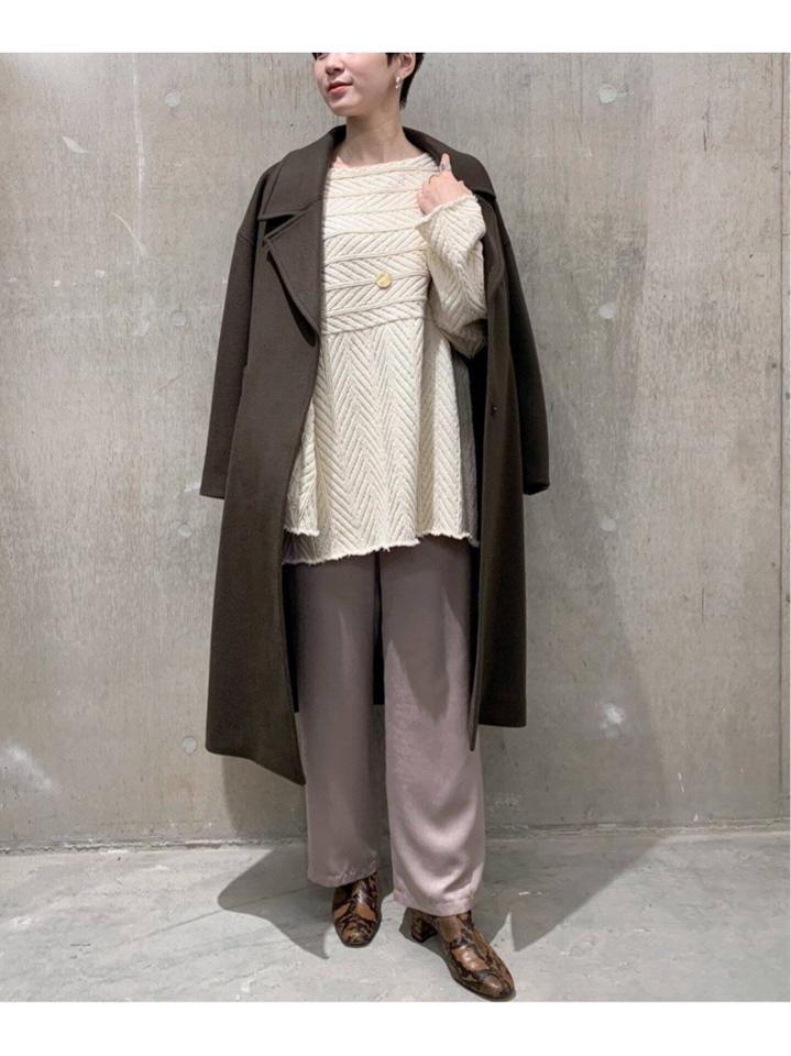 【R JUBILEE/アール ジュビリー】 HERRINGBONE PULLOVER:カットソー