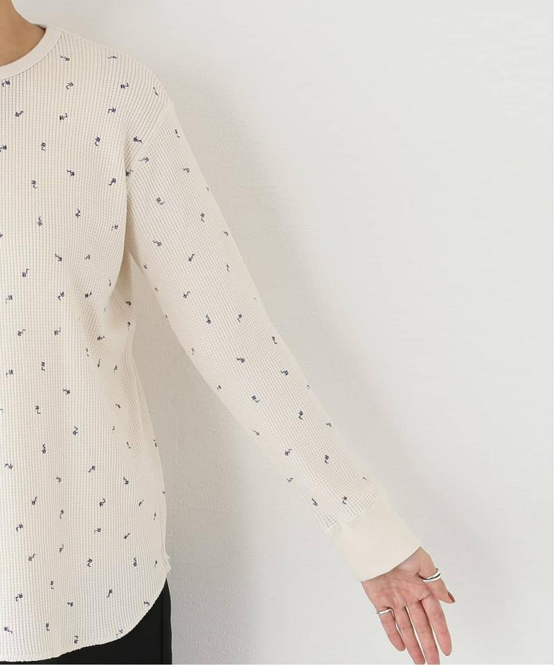 ヴィンテージロゴプリントワッフルTEE◆（JOURNAL STANDARD relume）