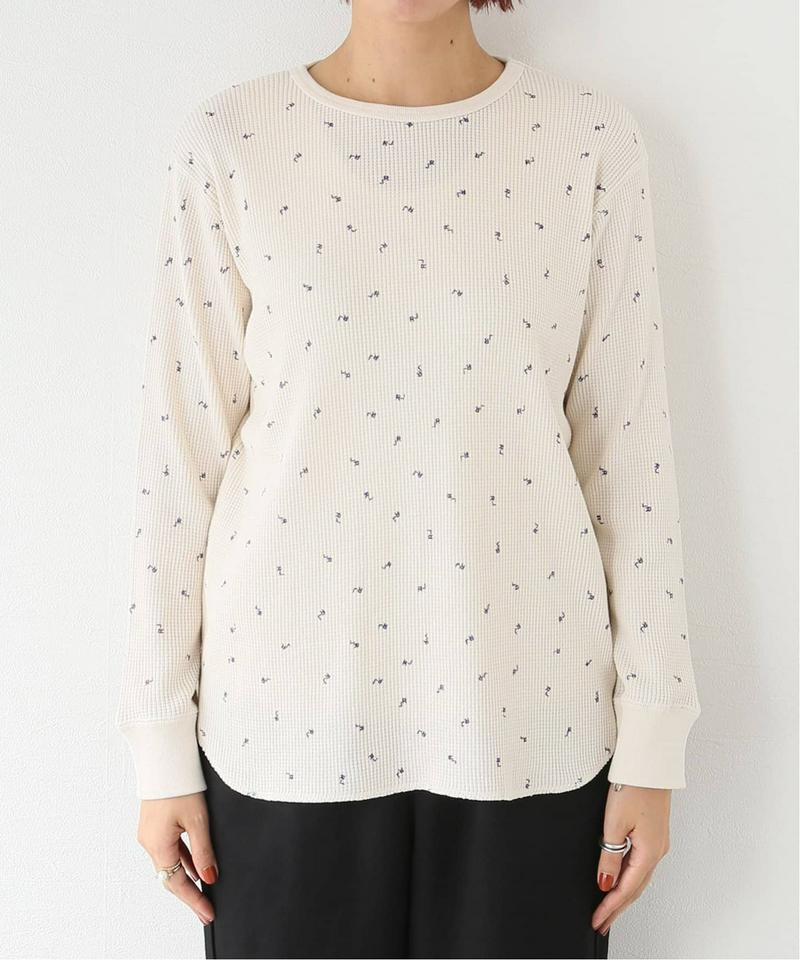 ヴィンテージロゴプリントワッフルTEE◆（JOURNAL STANDARD relume）