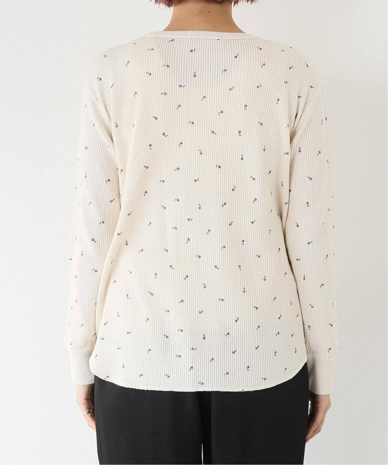 ヴィンテージロゴプリントワッフルTEE◆（JOURNAL STANDARD relume）