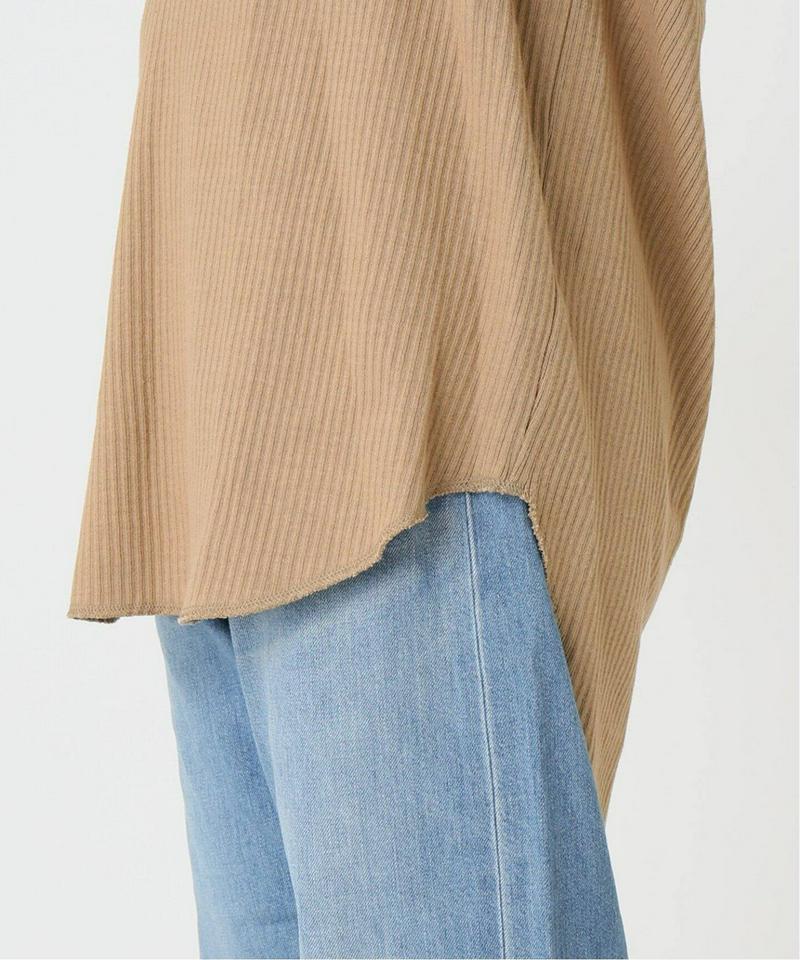 《追加》【CLANE/クラネ】HEAVY RIB V NECK TOPS：カットソー◆2（JOURNAL STANDARD）