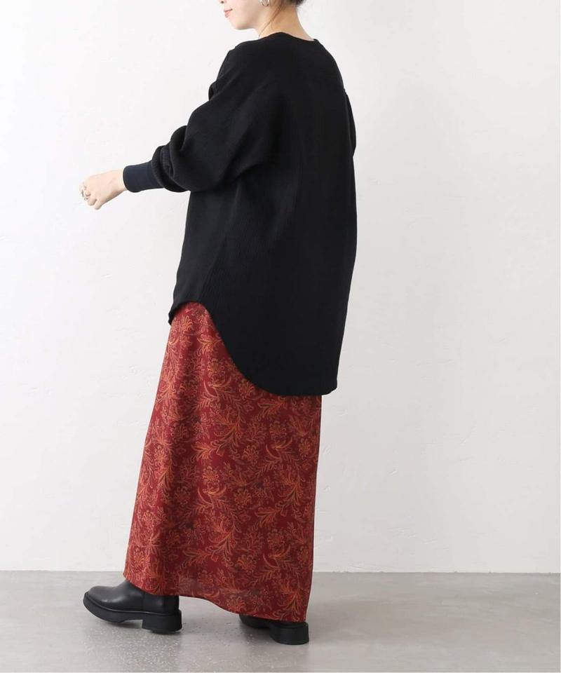 《追加》【CLANE/クラネ】HEAVY RIB V NECK TOPS：カットソー◆2（JOURNAL STANDARD）