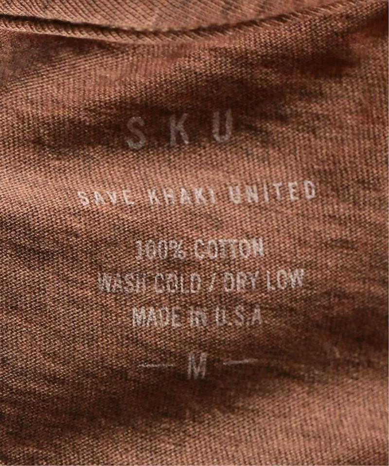 SAVE KHAKI UNITED GREY HEATHER S/S POCKE（JOURNAL STANDARD）