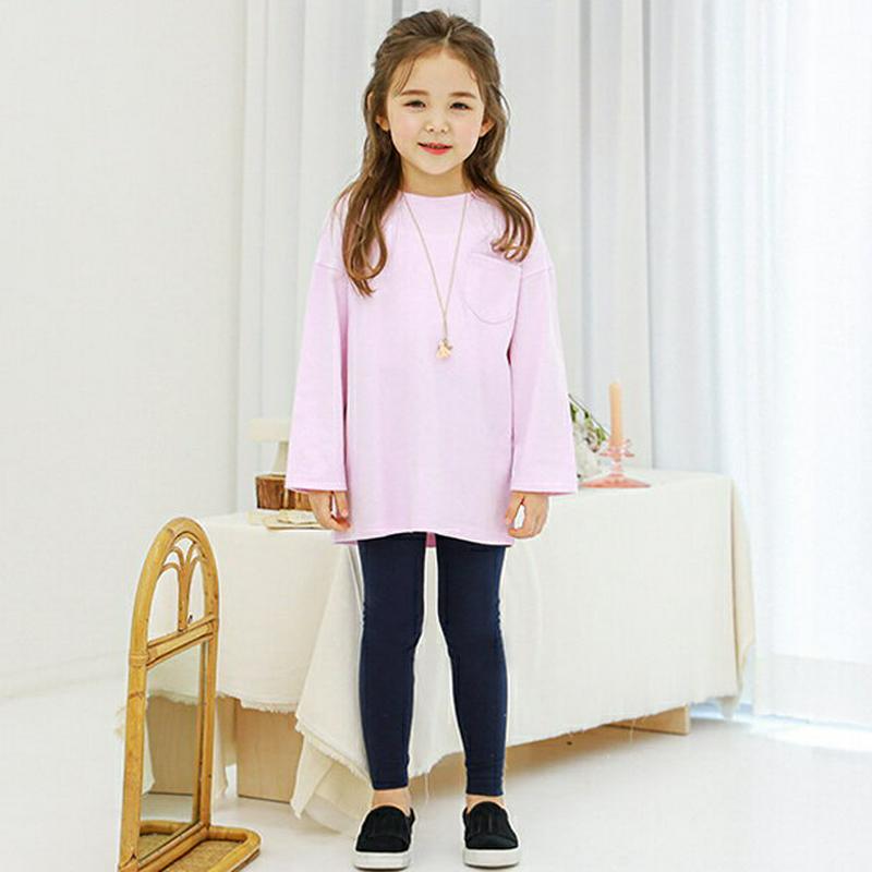 【新作10%OFF】ポケットTシャツ&レギンスSET(ピンク/ネイビー)・p005647 キッズ【3~8才】【set】【セット 