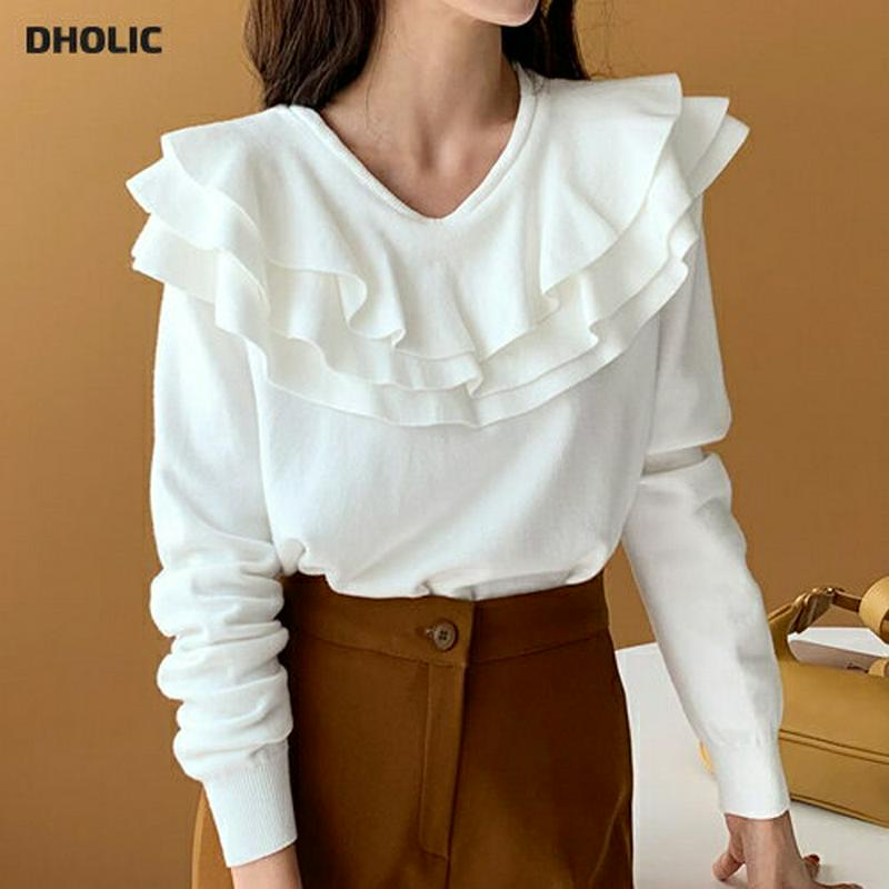 【新作10%OFF】ティアードネックニット・全3色・b60871 レディース【tops】【韓国 ファッション トップス ニット 