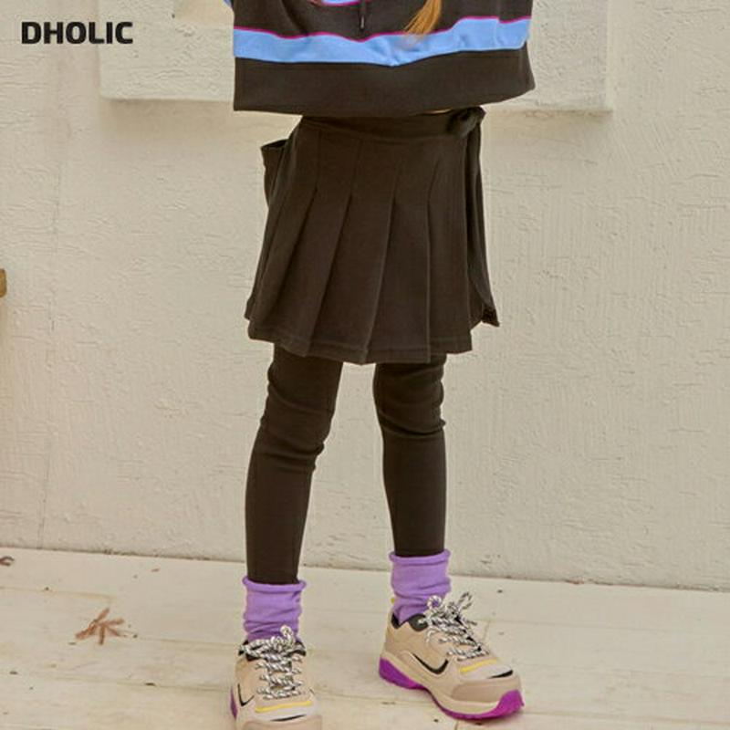 サイドリボンプリーツレギンススカート・u06130 キッズ【3~8才】【sk】【スカート ミニスカート レギンス レギンススカー