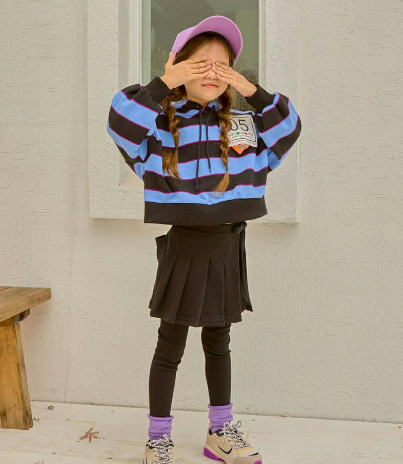 サイドリボンプリーツレギンススカート・u06130 キッズ【3~8才】【sk】【スカート ミニスカート レギンス レギンススカー