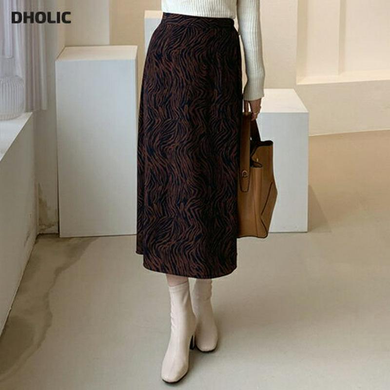 【新作10%OFF】フレアゼブラパターンスカート・全3色・b64219 レディース【sk】【韓国 ファッション ボトムス スカー