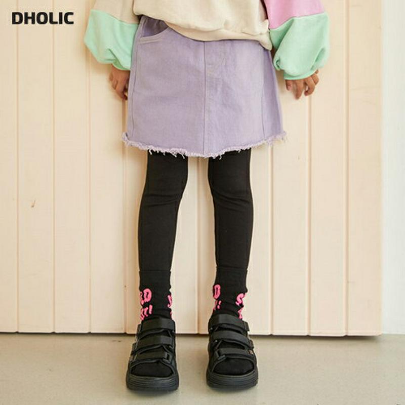 【新作10%OFF】カットヘムスカートレギンス・u06058 キッズ【3~8才】【sk】【スカートレギンス スカート レギンス 
