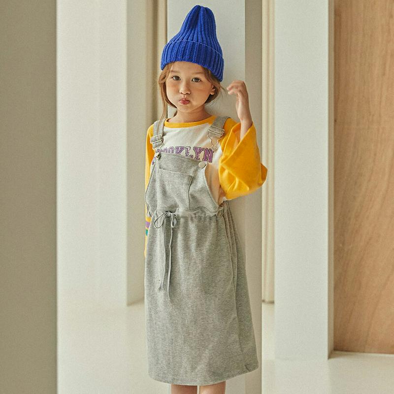 【新作10%OFF】ドロストサロペットスカート・u06063 キッズ【3~8才】【ops】【サロペット オールインワン スカート