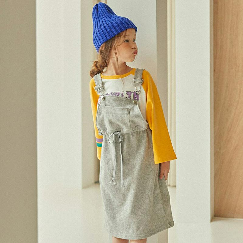 【新作10%OFF】ドロストサロペットスカート・u06063 キッズ【3~8才】【ops】【サロペット オールインワン スカート