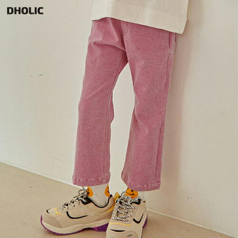 【新作10%OFF】クロップドマカロンパンツ・u06135 キッズ【3~8才】【pt】【パンツ ズボン ボトムス ロングパンツ 