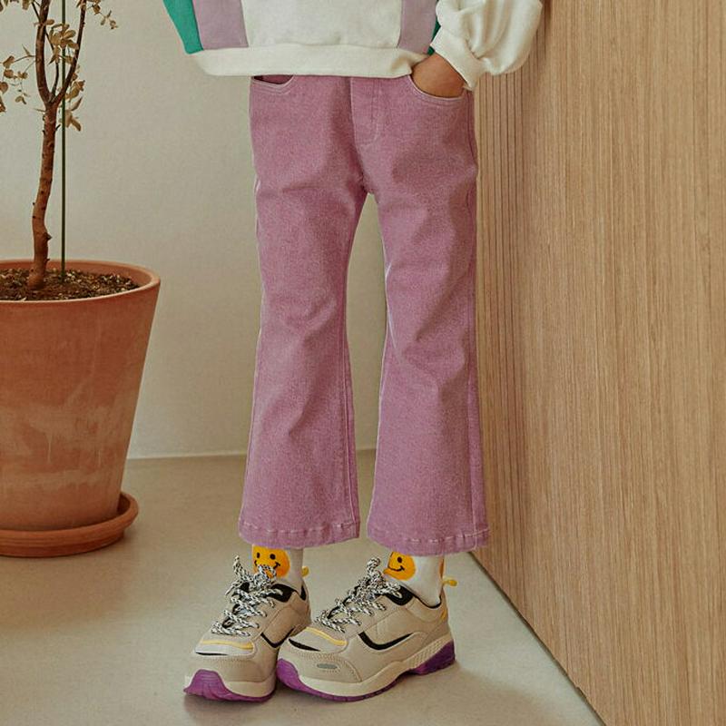 【新作10%OFF】クロップドマカロンパンツ・u06135 キッズ【3~8才】【pt】【パンツ ズボン ボトムス ロングパンツ 