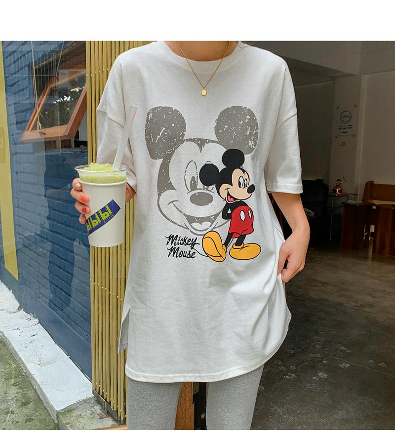 (正規品)イラストスリットTシャツ