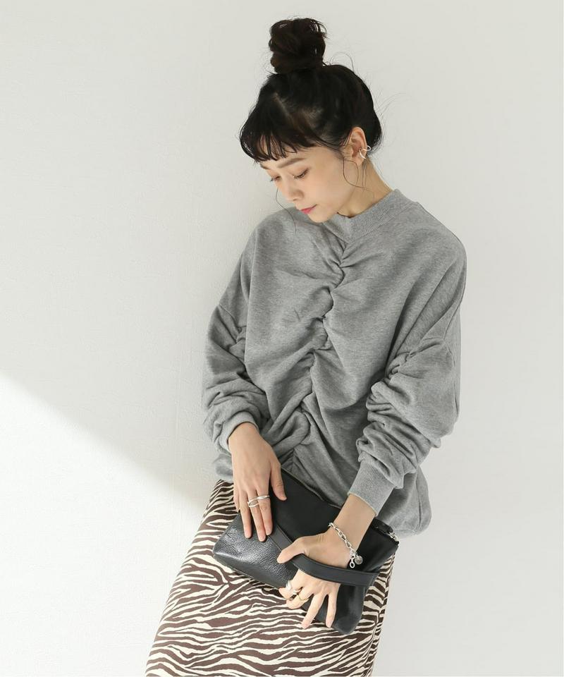 【KLOKE /クローク】FUSE RUCHED SWEATER：スウェット◆（JOURNAL STANDARD relume）