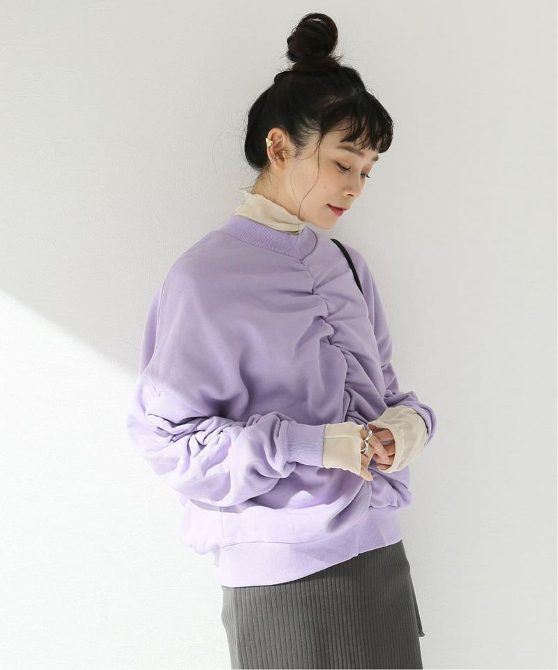 【KLOKE /クローク】FUSE RUCHED SWEATER：スウェット◆（JOURNAL STANDARD relume）