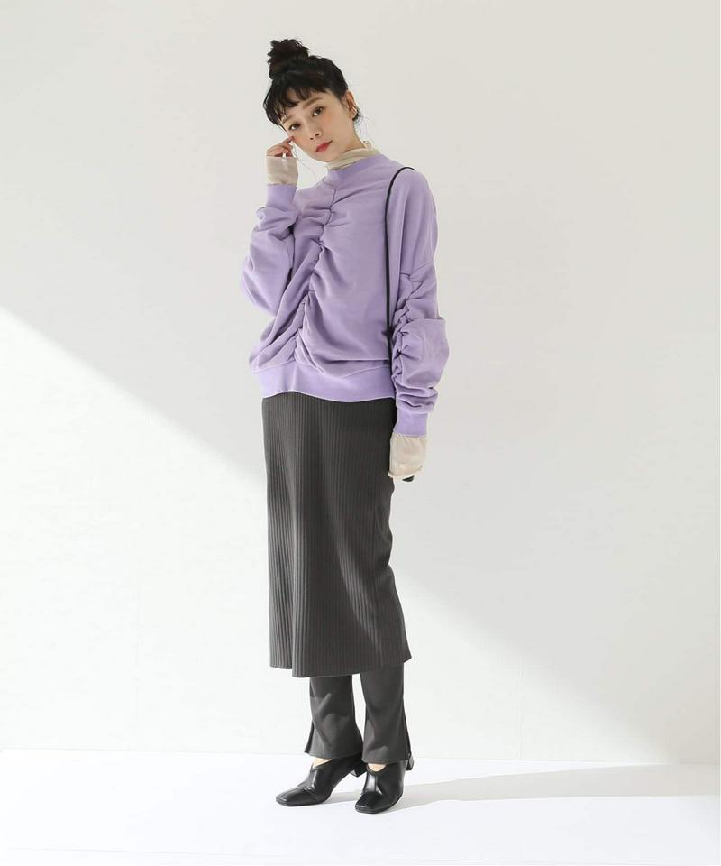 【KLOKE /クローク】FUSE RUCHED SWEATER：スウェット◆（JOURNAL STANDARD relume）