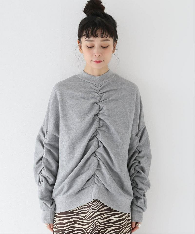 【KLOKE /クローク】FUSE RUCHED SWEATER：スウェット◆（JOURNAL STANDARD relume）