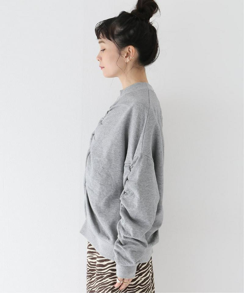 【KLOKE /クローク】FUSE RUCHED SWEATER：スウェット◆（JOURNAL STANDARD relume）