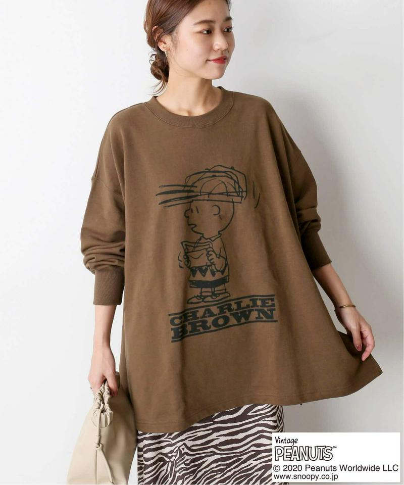 《予約》【PEANUTS】 SNOOPY スリットスウェット◆（JOURNAL STANDARD relume）