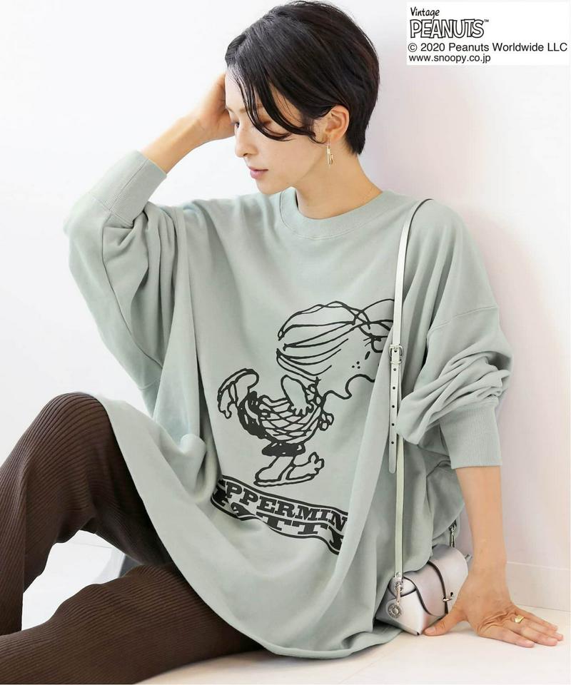 《予約》【PEANUTS】 SNOOPY スリットスウェット◆（JOURNAL STANDARD relume）