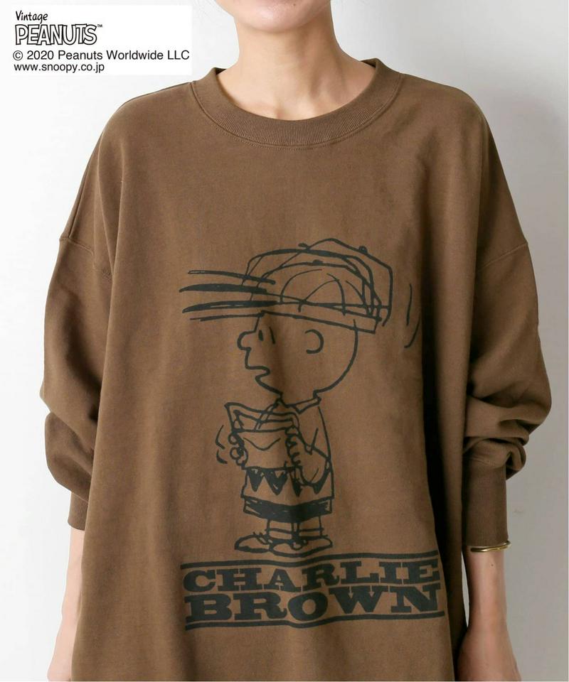 《予約》【PEANUTS】 SNOOPY スリットスウェット◆（JOURNAL STANDARD relume）