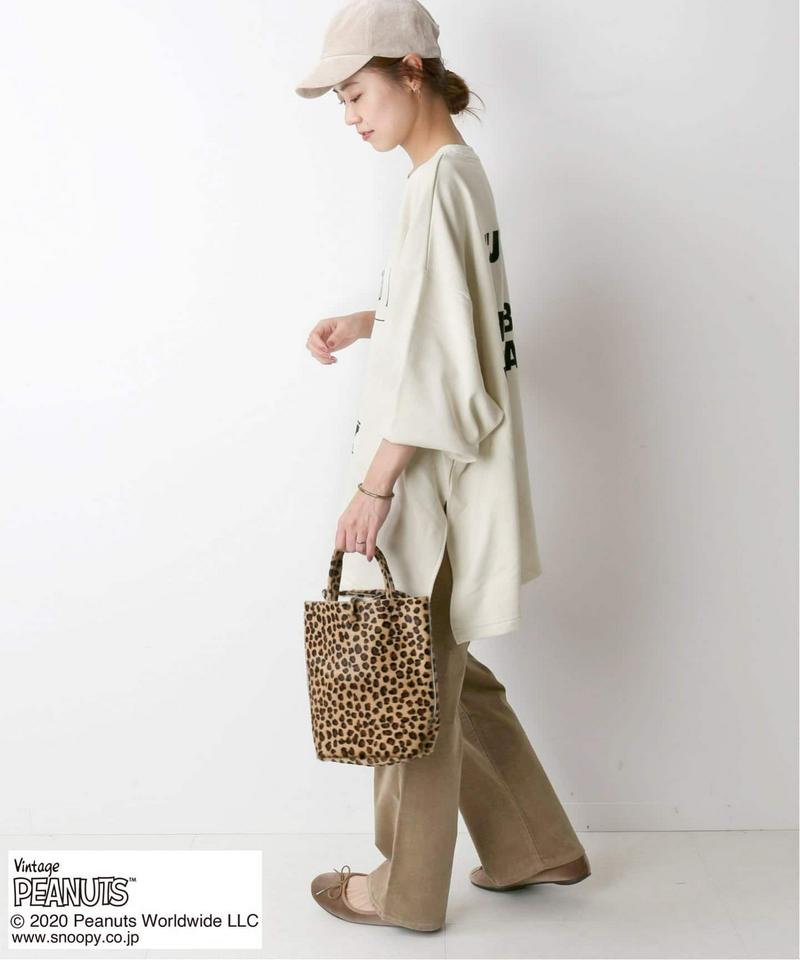 《予約》【PEANUTS】 SNOOPY スリットスウェット◆（JOURNAL STANDARD relume）