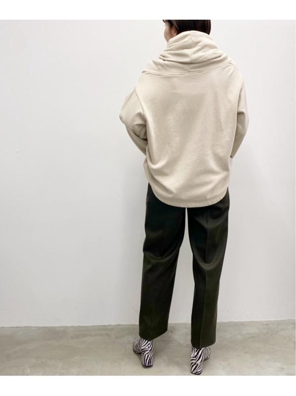 【BLACK CRANE/ブラック・クレーン】 DONUT NECK PULLOVER:カットソー