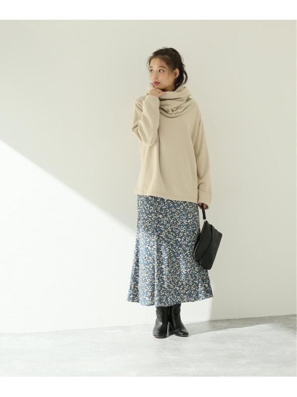【BLACK CRANE/ブラック・クレーン】 DONUT NECK PULLOVER:カットソー