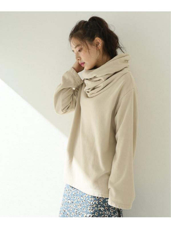 【BLACK CRANE/ブラック・クレーン】 DONUT NECK PULLOVER:カットソー