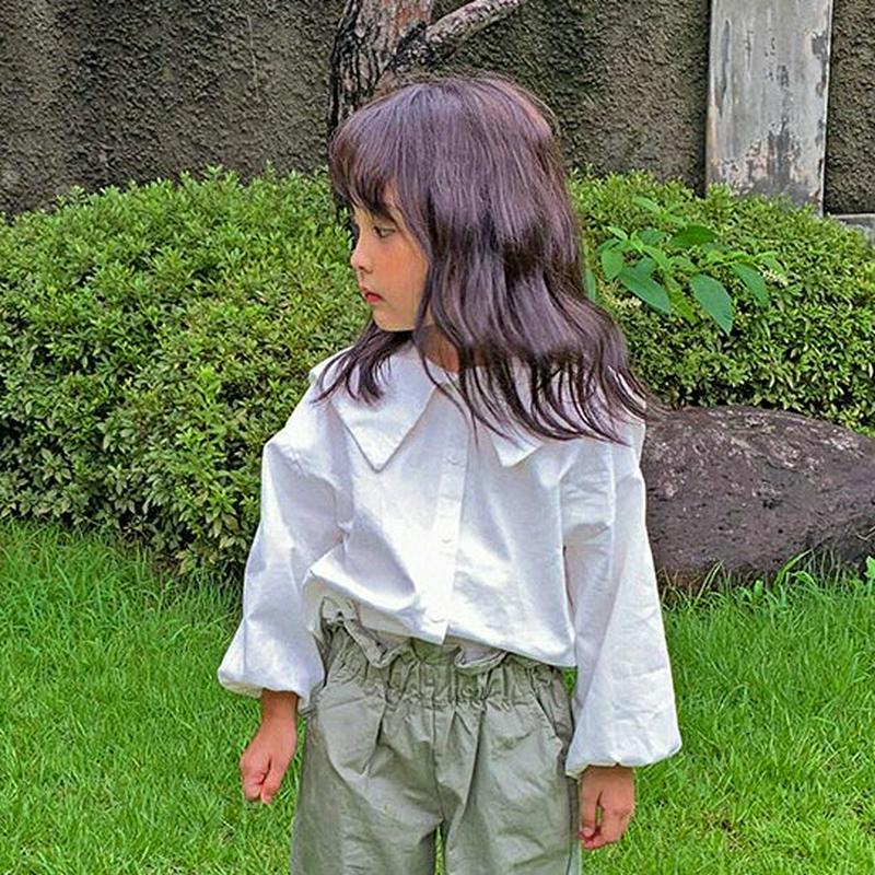 【新作10%OFF】スクエアセーラーカラーブラウス・u06153 キッズ【3~8才】【bl】【トップス ブラウス 長袖 セーラー