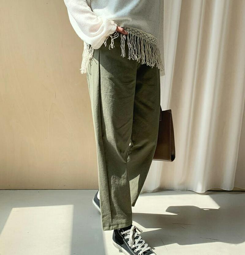 【新作10%OFF】ウエストストレッチパンツ・全4色・t60919 レディース【pt】【韓国 ファッション ボトムス ズボン パ