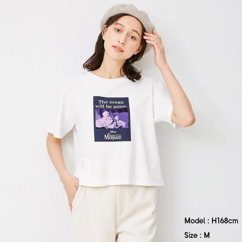 クロップドT(5分袖)Disney 1+X