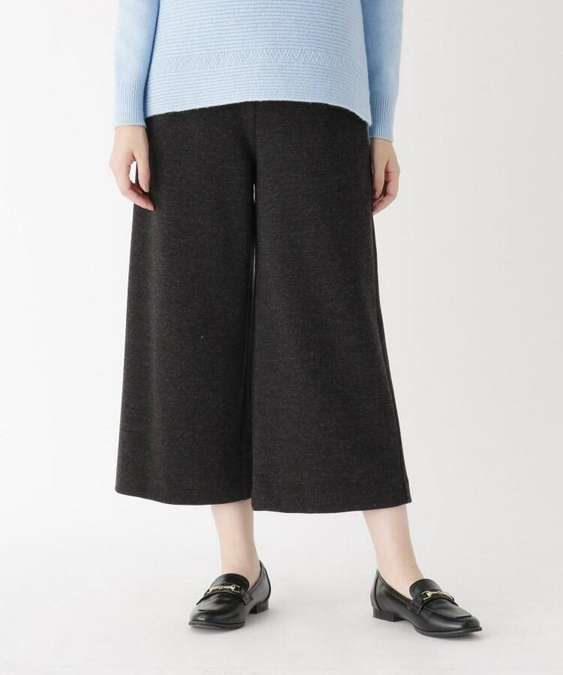 起毛ツイルワイドパンツ