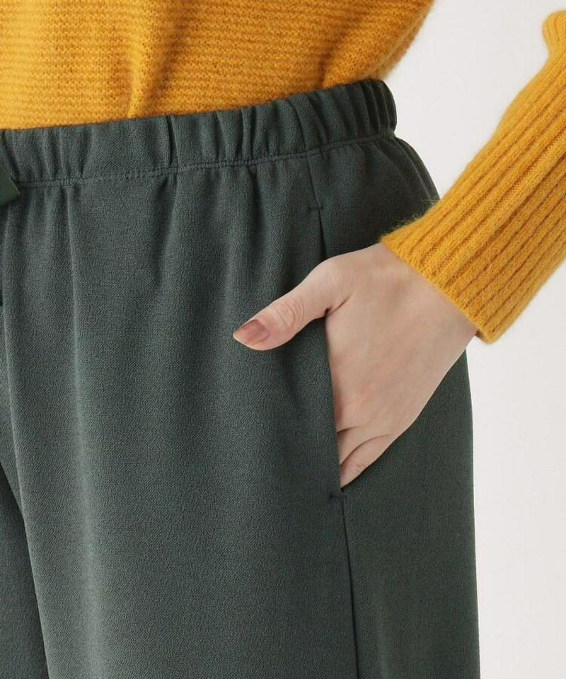 ドローストリングジョーゼットワイドパンツ