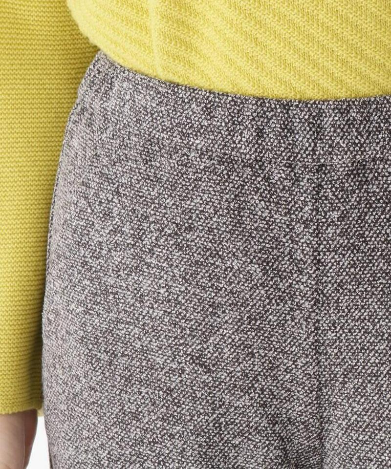 ツイードフレアワイドパンツ