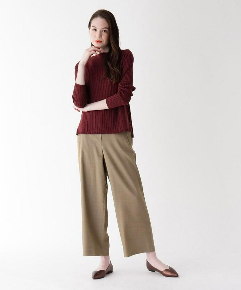 ストレートワイドデニムパンツ