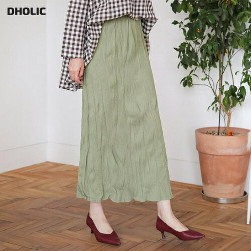 【新作10%OFF】リンクルタイトスカート・全3色・b64354 レディース【sk】【スカート ロング ロングスカート リンクル